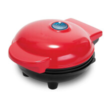 Mini, kleine, antiaanbak wafelijzer voor aardappelkoekjes, makkelijk schoon te maken tomatenstamper voor pannenkoeken, koekjes, eieren en ontbijt.