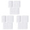 60Pcs Wall Insulation Outlet Insulators Sealers,Electrical Outlet Insulation Pads for Wall, Light,  Socket 1