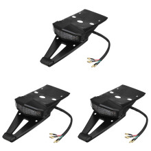 3X Motorcycle Rear Brake Tail Light License Plate Lamps Dirt Bike