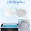 4 Pack 100497 First Filter for Coleman Spas/Maax/La Spas/Elite Spas,Hot Tub First Filter Replacement 4