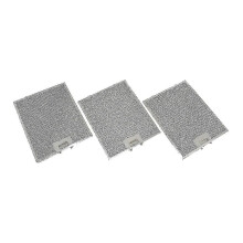Filtro de gordura para coifa de metal reforçado, tamanho universal 320 x 260 mm.