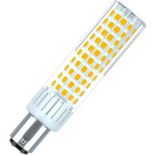 1x B15d LED-Lampe, 10 W (entspricht 100 W), 230 V, dimmbar, 360-Abstrahlwinkel, warmweiß (2700–3000 K)