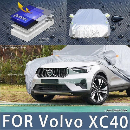 Capa protetora externa para Volvo XC40 - Impermeável, Proteção contra neve e sol