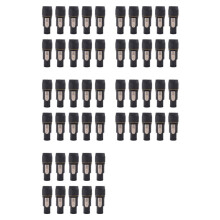 50 Peças 3 Pinos Conector de Travamento Verdadeiro Plugue Fêmea Jack NAC3FX-W NAC3MX-W PA66 Material Grau IP65 À Prova D'Água