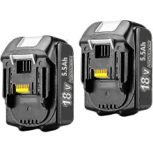 2 Pack 18v 5.0ah Bl1860b Replacement Batteries for Makita Power Tools