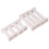 8Pcs/Set White Small+Large Plastic Cake Pillars,Wedding Cake Pillars Stand,Fondant Cake Support Mold 3