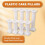 8Pcs/Set White Small+Large Plastic Cake Pillars,Wedding Cake Pillars Stand,Fondant Cake Support Mold 4