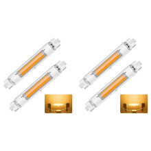 4 Sztuki Ściemnialnych Żarówek LED R7S 118 mm, 30 w, Zamiennik J118 mm, Ciepła Biel 3000 K, 3000 Lm