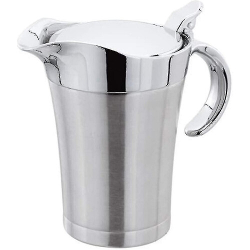 Doppelt isolierte Saucenschüssel mit Klappdeckel, 750 ml, Edelstahl