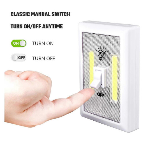 4pack Closet Light, Battery Operated Tap Light, Super Bright Switch Light,Wall Mount Under Cabinet L 2