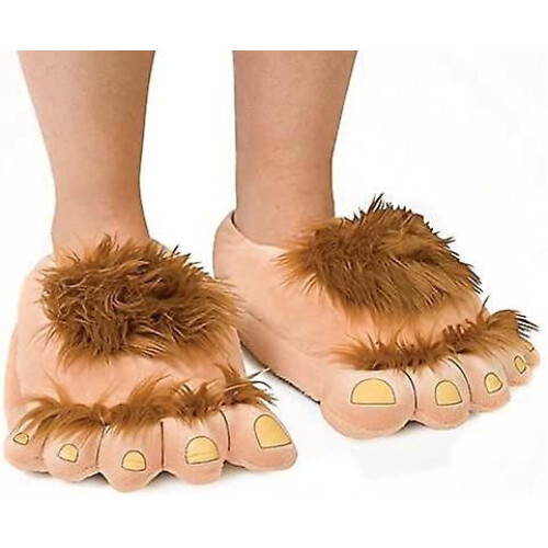Παντόφλες ενηλίκων Unisex, βελούδινες Bigfoot, ζεστό χειμερινό δώρο (μεγέθη 36-42)