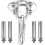 500kg Capacity Stainless Steel Ceiling Hook Hanging for Chair Punching Bag 1