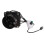 Compacte draagbare afzuigventilator met afvoerbuis en ventilatieslang. 1