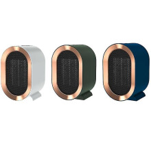 200W keramische ventilatorkachel met stille werking en meerdere beveiligingsfuncties (blauw)