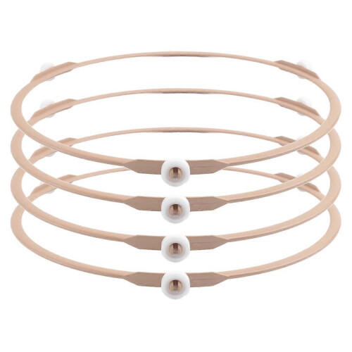 4Pack Microwave Roller Ring Microwave Oven Turntable Ring Plate Tray Support Ring for Glass Plate Tr 1
