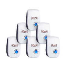6er-Pack elektronischer Rattenvertreiber, Ultraschall-Mückenvertreiber, Kakerlakenvertreiber