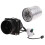 Compacte draagbare afzuigventilator met afvoerbuis en ventilatieslang (1 meter slang). 1