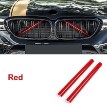 Strisce decorative per griglia anteriore auto per BMW F30 F31 F32 F33 F34 F36 F20 F21 F22 F23 G29 Sport Styling Decoration Rosso