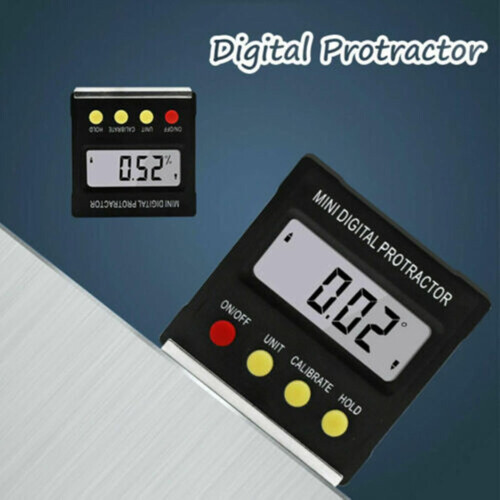 360 Degree Mini Digital Protractor Inclinometer, Electronic Level Box, Magnetic 2