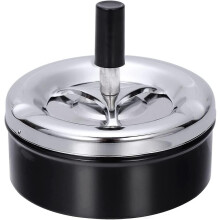 Ashtray with Lid for Home, Smokeless Ash Tray