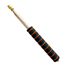 3 m langer, handlicher, teleskopierbarer Fahnenmast aus Edelstahl für Unterricht und Reiseleitung