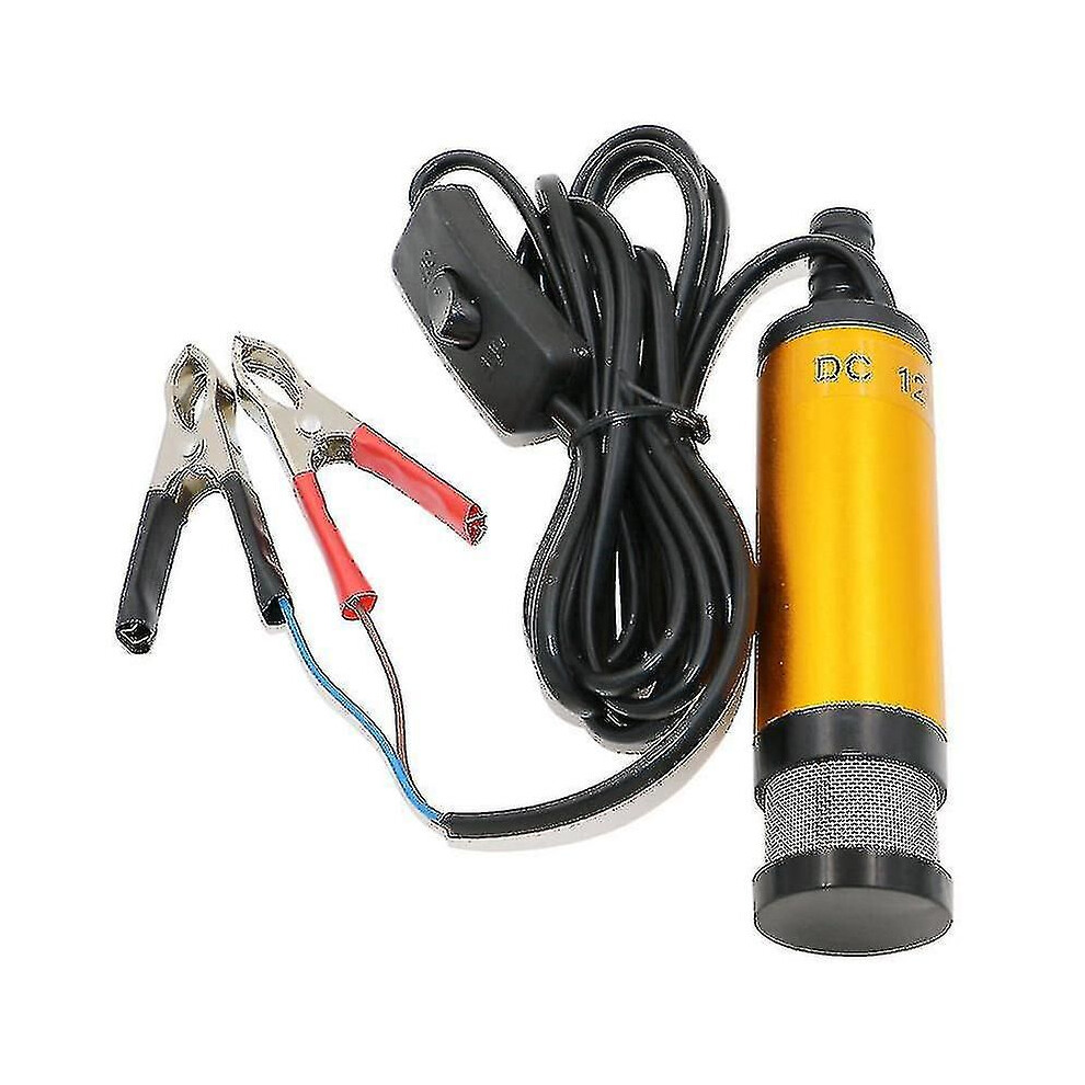 12V Submersible Pump For Transferring Diesel, Water, And Oil, 38Mm Water Oil Diesel Fuel Transfer Pump Kit 3697562147600