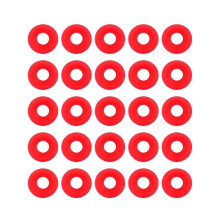 25pcs Red Silicone Grolsch Bottle Seals for Swing Flip Top Bottles, Home Brew Beer Bottle Seals