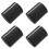4X Black Necktie Neck Tie Storage Case Travel Gift Box Cylinder Shape 1