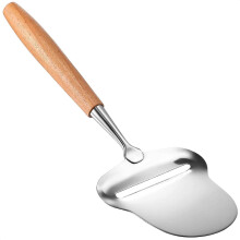 Spatule Ă fromage en acier inoxydable avec manche en bois, pour fromages en bloc, design ergonomique