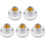 5pcs E14 Lamp Holder, E14 Edison Screw Light Bulb Holder, Plastic Ceiling Lamp Socket Gift Raoliang 1