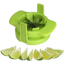 Zitronen- und Limettenschneider, Obstschneider aus Edelstahl, Küchenzubehör