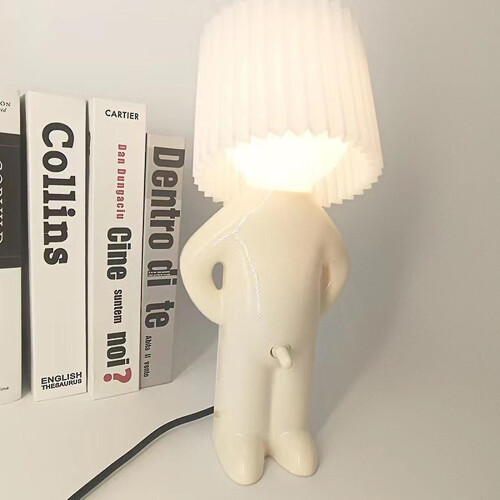 Lampe Timide - Lampe de bureau créative, design garçon coquin, pour bureau à domicile 1