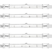 5pcs 500W R7S Halogen Floodlight Bulb J118 118mm