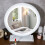 Touch Control LED Vanity Mirror, Desktop Makeup Mirror for Bedroom, Illuminated Tabletop Mirror with USB Charging Port 4