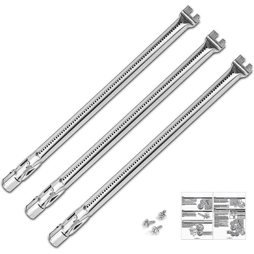Queimador em aço inoxidável para churrasqueiras Weber Genesis série 300 (19,5 polegadas) - E310, E320, E330, S310, S320, S330