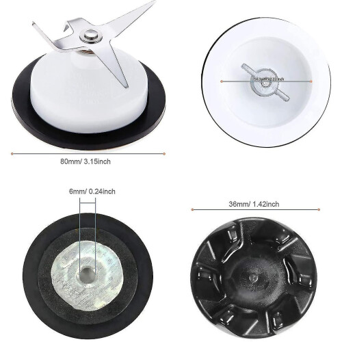 Blender Blade and Coupler with Spanner for Kitchenaid 4 Leaf 2