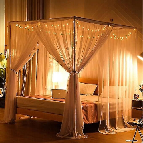 Four Doors Large Mosquito Net Beds Suitable for Travel and Home Use 2