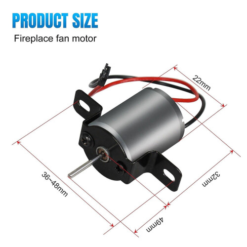 Kachelbrander Ventilator Verwarmingselement Accessoire Motor Generator Blad voor OpenhaardventilatorB 2