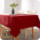 Waterproof Tablecloth with Lotus Effect - 130x220 cm Red 3