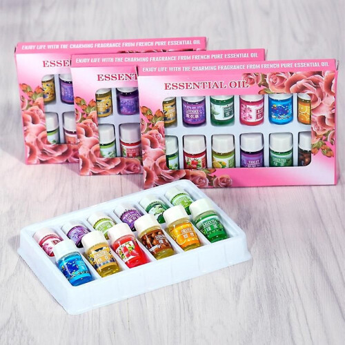 3ml*12pcs Αρώματα Αιθέριων Ελαίων Διαλυτών στο Νερό για Μασάζ, Αρωματοθεραπεία 1