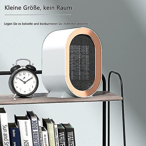 200W Ceramic Fan Heater with Quiet Operation and Multiple Protection Featureswhite 2