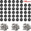 120 Stück weiche Gummifüße mit Edelstahlschrauben 0,28 x 0,59 für Möbel 4