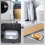 Large Flat Mop Cleaning Bucket Foldable Portable Floor Mop SystemGrey 5