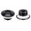 40X Push Button Quick Release Car Hood Bonnet  Pin Lock Bumper Clip Black 2