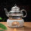 Ceramic Teapot Warmer Holder Base with Tea Light Candle 4