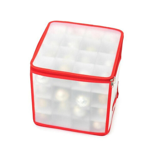 Christmas Decoration Storage Box Organizer Bag with Handles for 64 Items 2