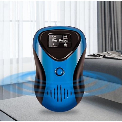 Repelente ultrassônico de pragas com LCD para morcegos e esquilos, para uso interno e externo. 2