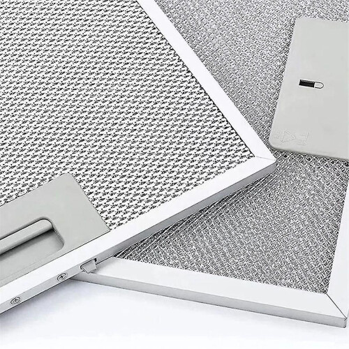 2pcs Range Hood Grease Filter Mesh for Cooker Extractor Ventilation Aluminium 2