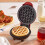 Mini Waffle Maker for Personal Use, Non-Stick, Easy Clean, for Pancakes, Cookies, Eggs 2