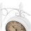Double Sided Station Clock Black White Retro Wall Watch 4